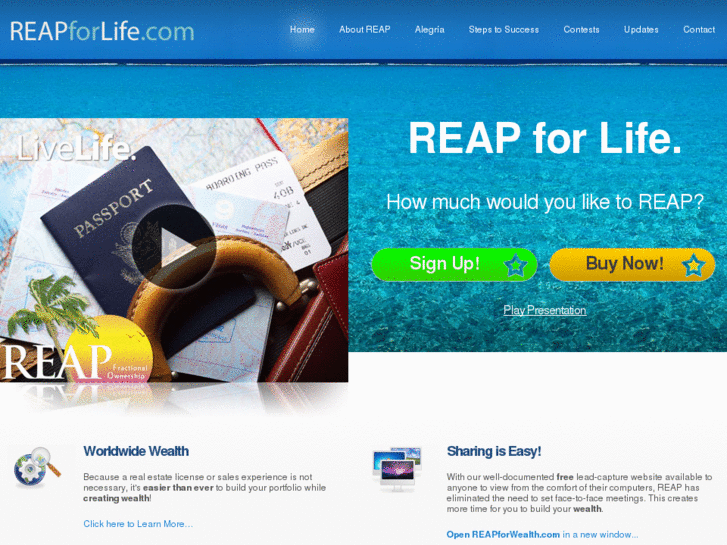 www.reapforlife.com