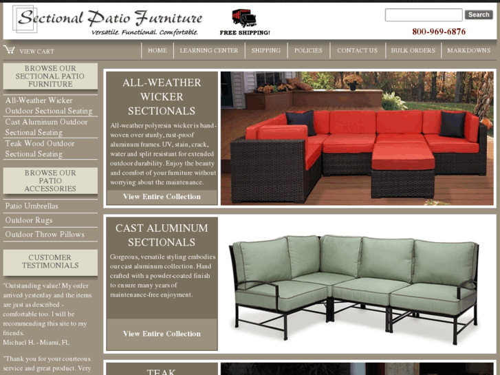 www.sectionalpatiofurniture.com