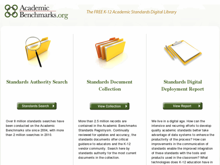 www.academicbenchmarks.org