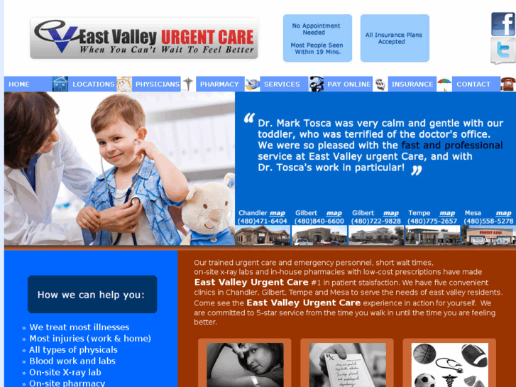 www.eastvalleyurgentcare.com