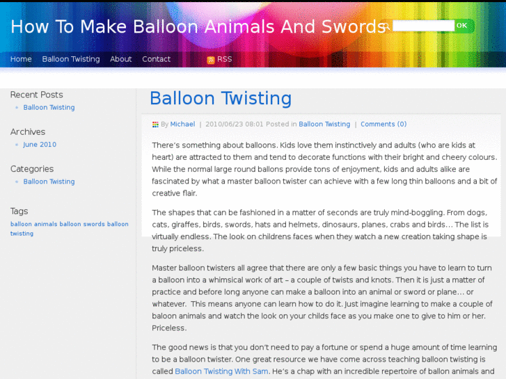 www.howtomakeballoonanimalsandswords.com