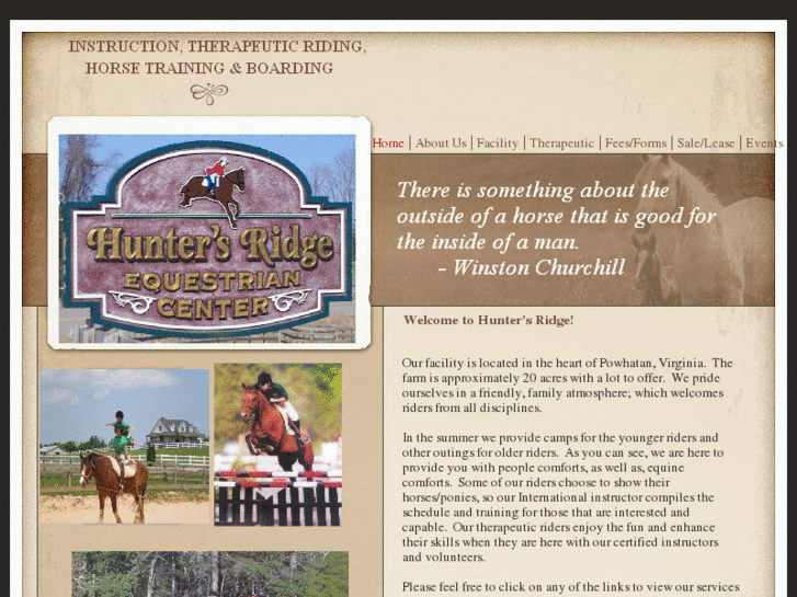 www.huntersridgeequestriancenter.com