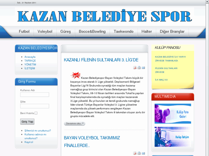 www.kazanbelediyespor.com