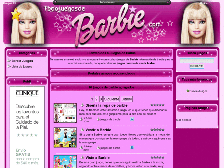 www.todojuegosdebarbie.com