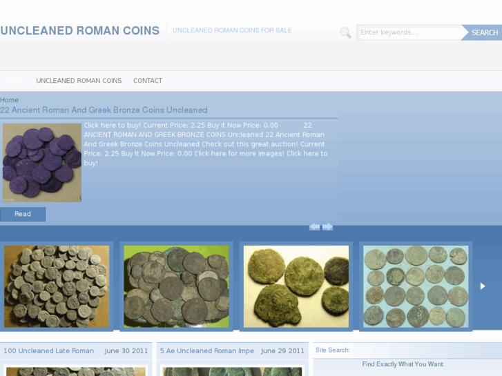 www.uncleanedromancoins.net