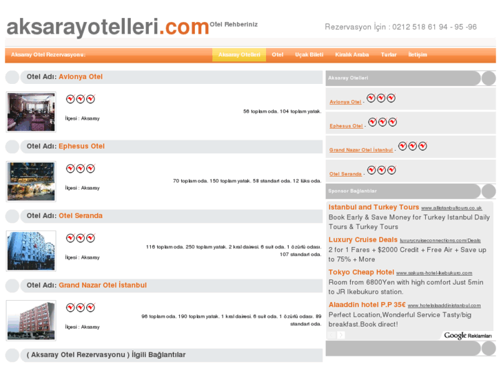 www.aksarayotelleri.com