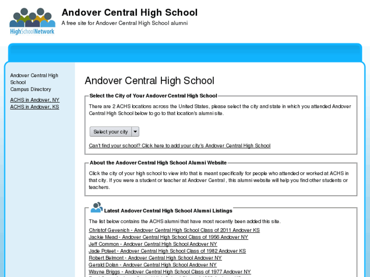 www.andovercentralhighschool.com