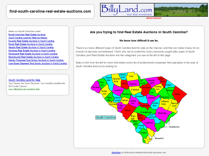 www.find-south-carolina-real-estate-auctions.com