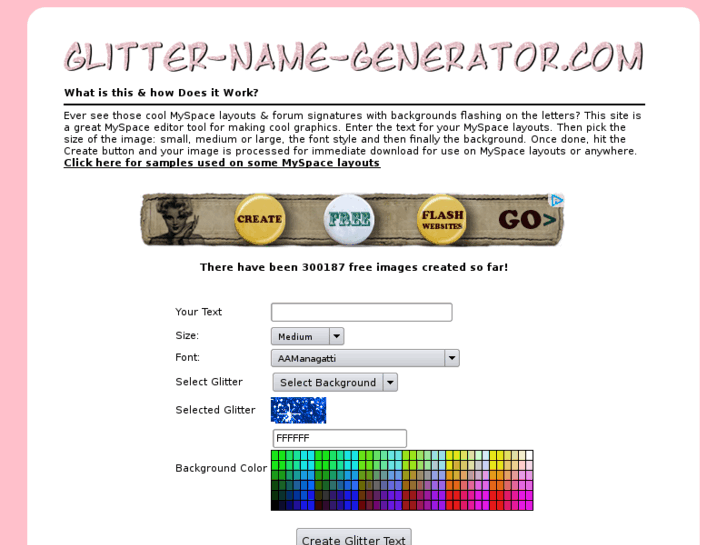 www.glitter-name-generator.com