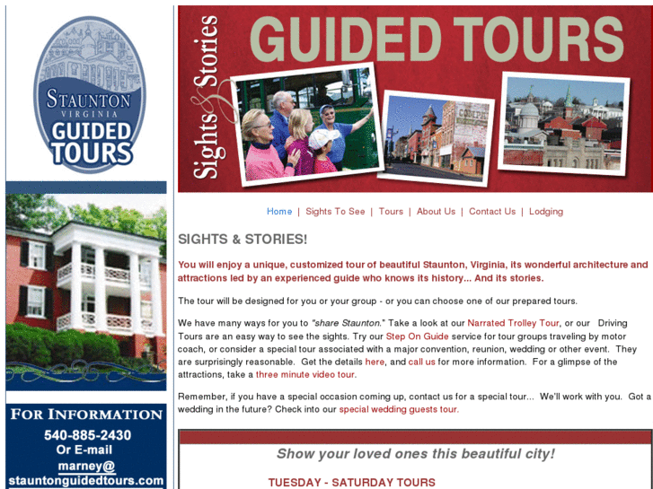 www.stauntonguidedtours.com