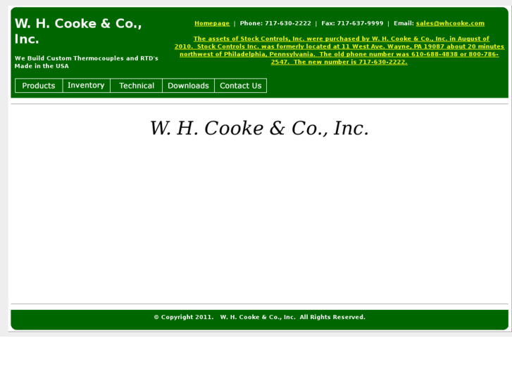 www.whcooke.com