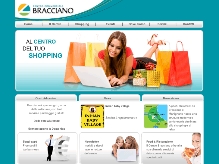 www.centrocommercialebracciano.com