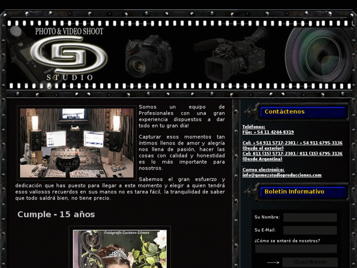 www.gomezstudioproducciones.com