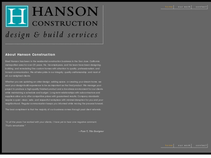 www.hanson-const.com