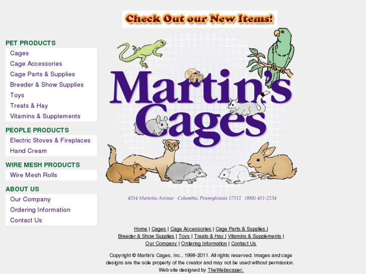 www.martinscages.com