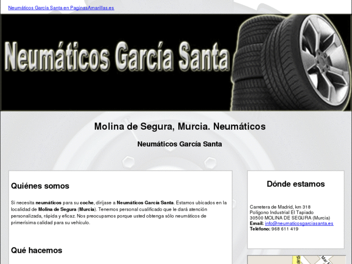 www.neumaticosgarciasanta.es