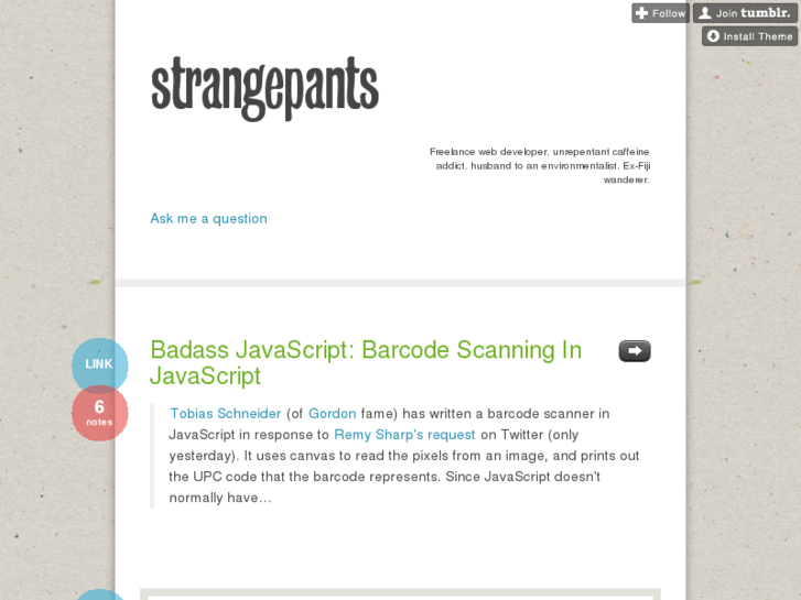 www.strangepants.com