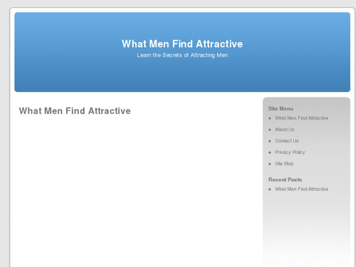 www.whatmenfindattractive.org