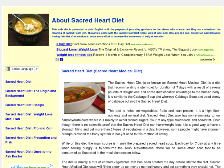 www.aboutsacredheartdiet.com