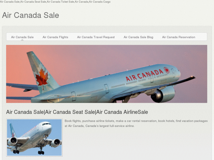 www.aircanadasale.com