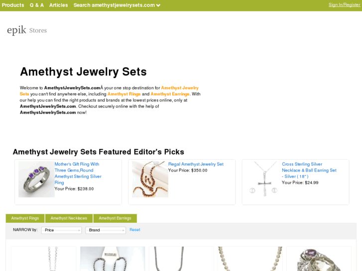 www.amethystjewelrysets.com