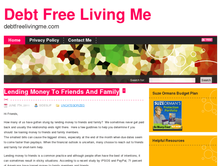 www.debtfreelivingme.com