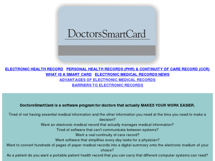 www.doctorssmartcard.com