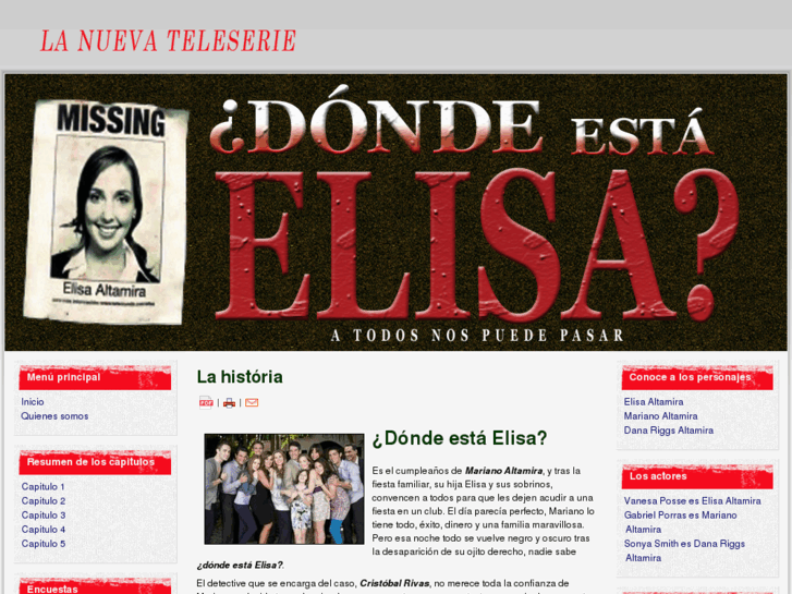 www.donde-esta-elisa.com