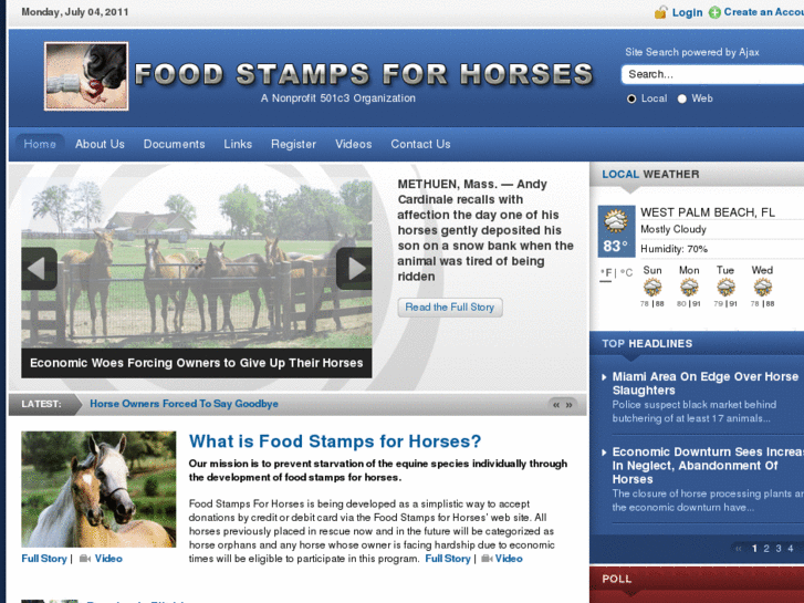 www.foodstampsforhorses.com