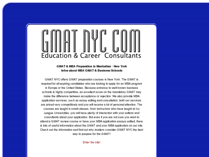 www.gmat-nyc.com