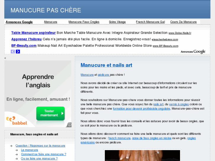 www.manucure-pas-chere.com