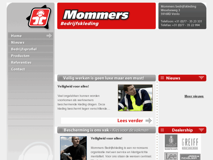 www.mommersbedrijfskleding.nl