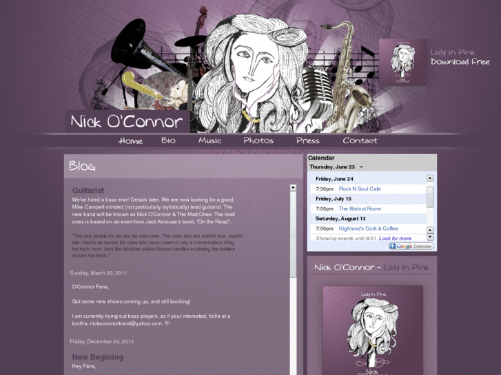 www.nickoconnormusic.com