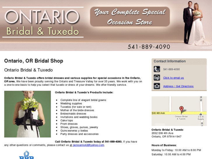 www.ontariobridalandtuxedo.com