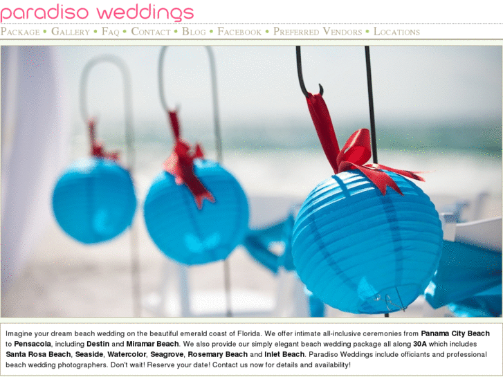 www.paradisobeachweddings.com