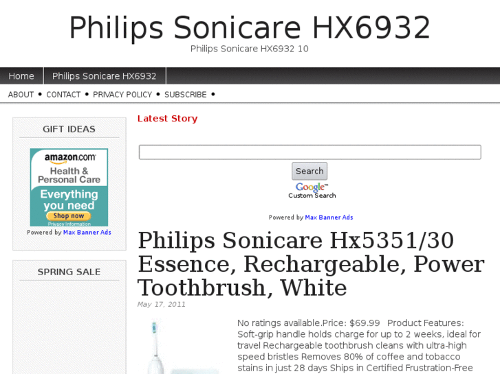 www.philipssonicarehx6932.com