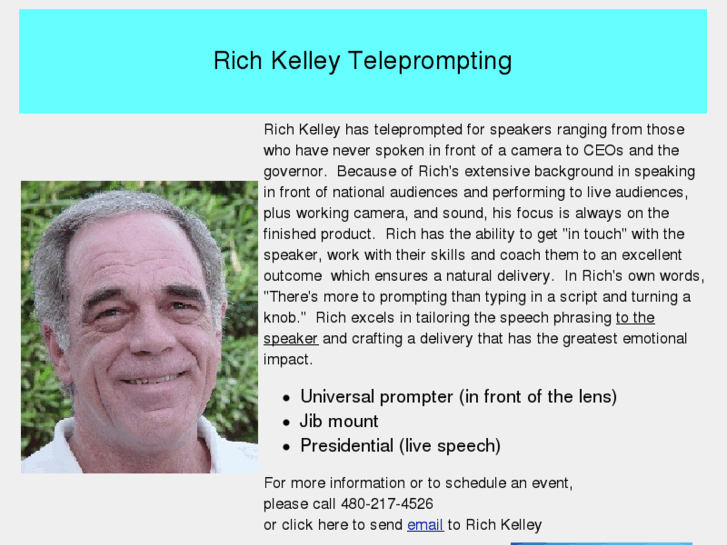 www.richkelleyteleprompting.com