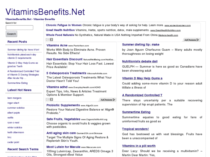 www.vitaminsbenefits.net