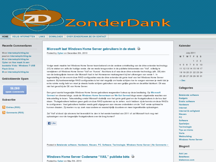 www.zonderdank.be