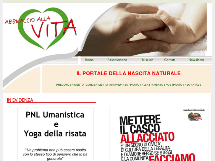 www.abbraccioallavita.it