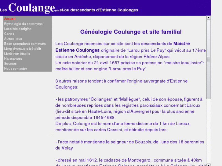 www.coulange.org