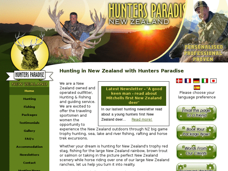 www.huntersparadisenz.com