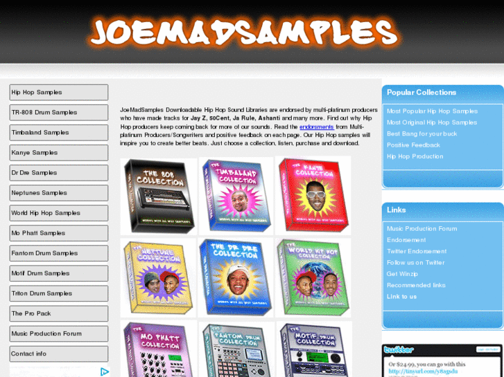 www.joemadsamples.com