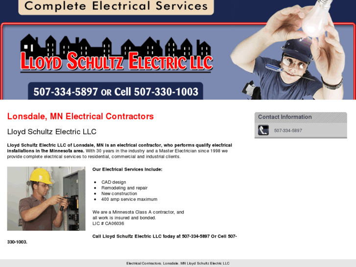 www.lloydcyschultzelectricllc.com