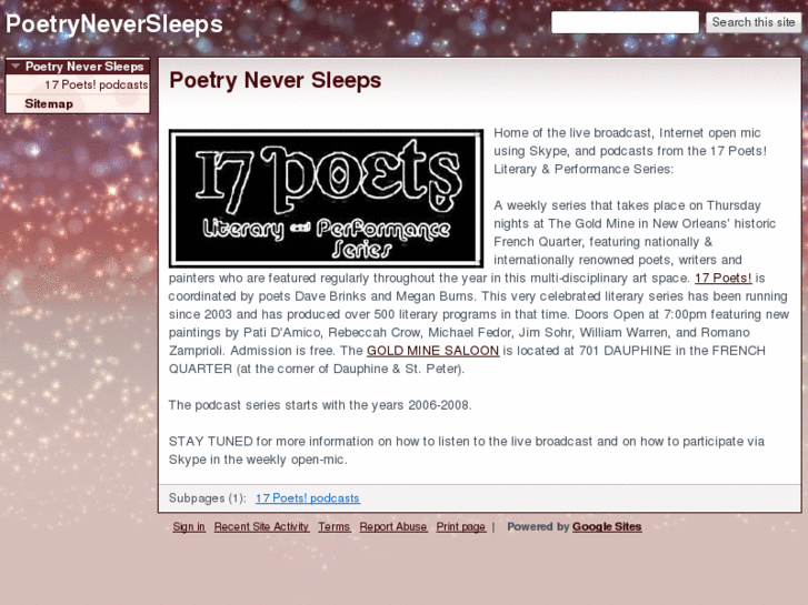 www.poetryneversleeps.org