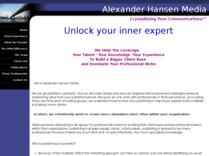 www.alexanderhansenmedia.com