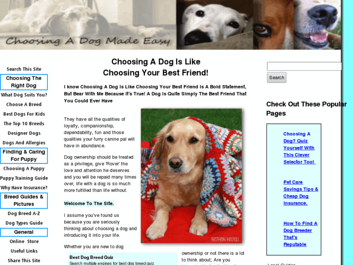 www.choosing-a-dog-made-easy.com