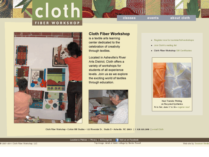 www.clothfiberworkshop.com