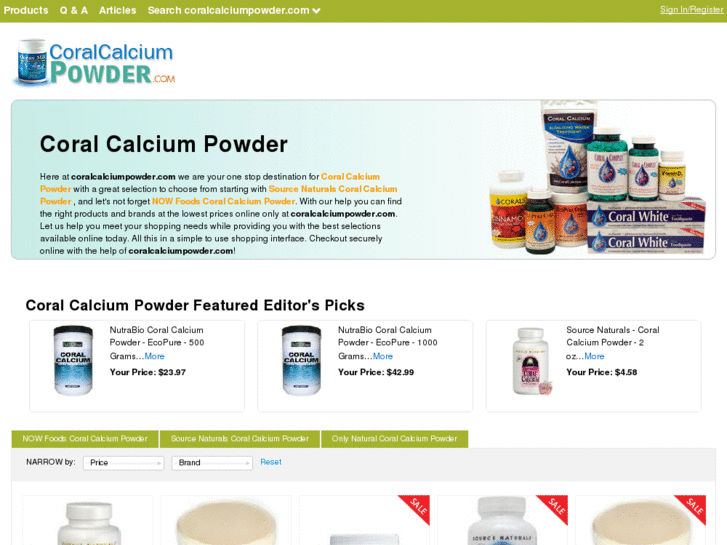 www.coralcalciumpowder.com