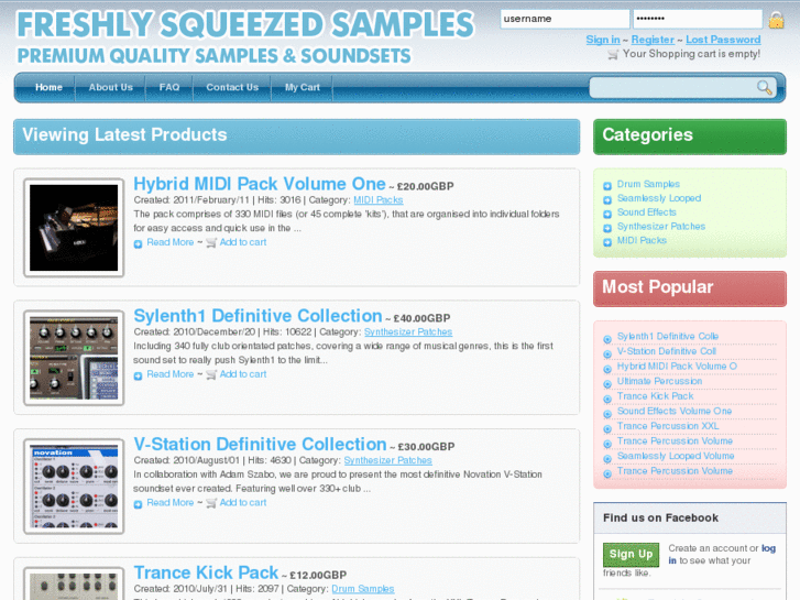 www.freshlysqueezedsamples.com